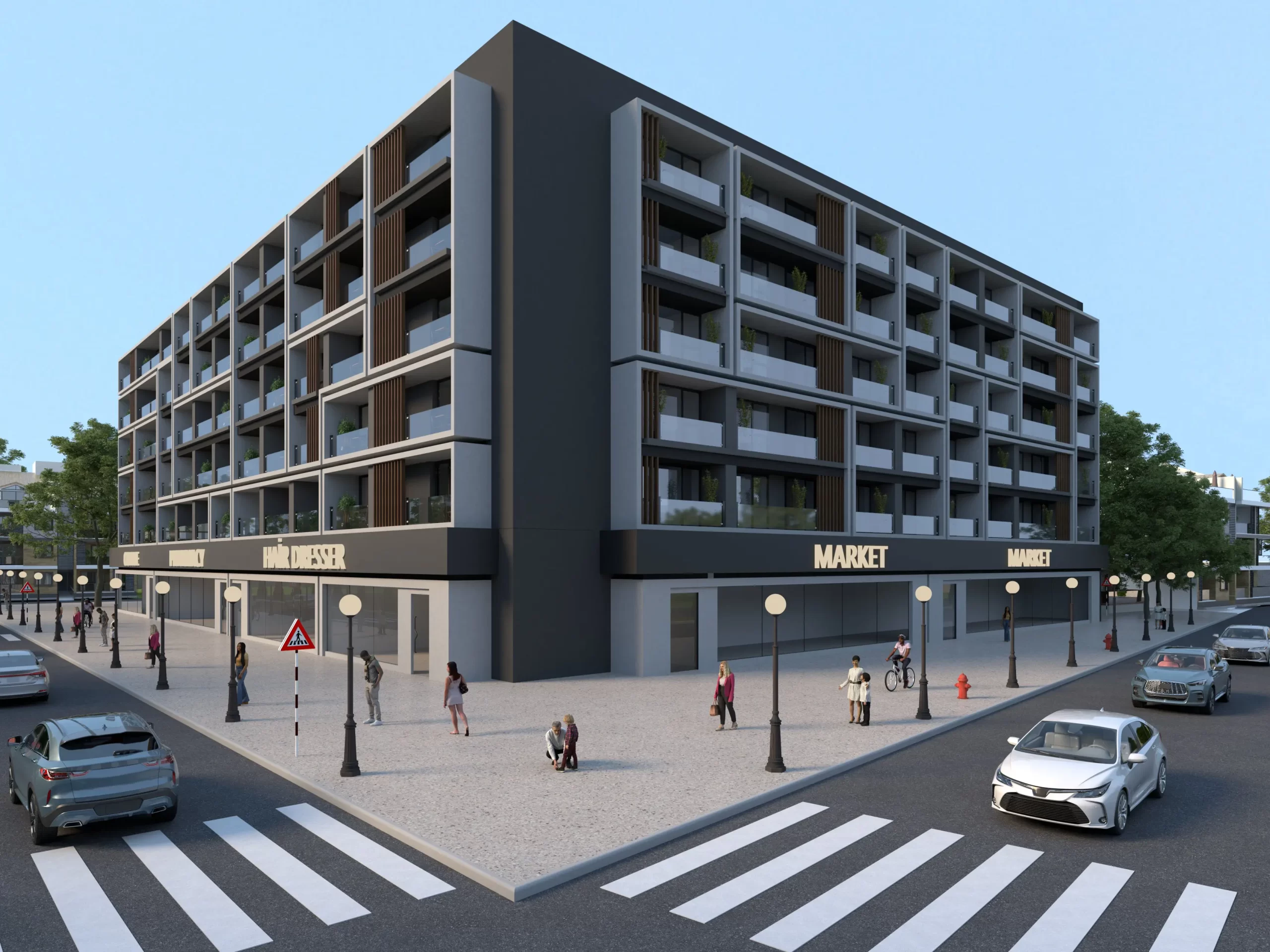 Bağlıca Karma Apartman proje detayı