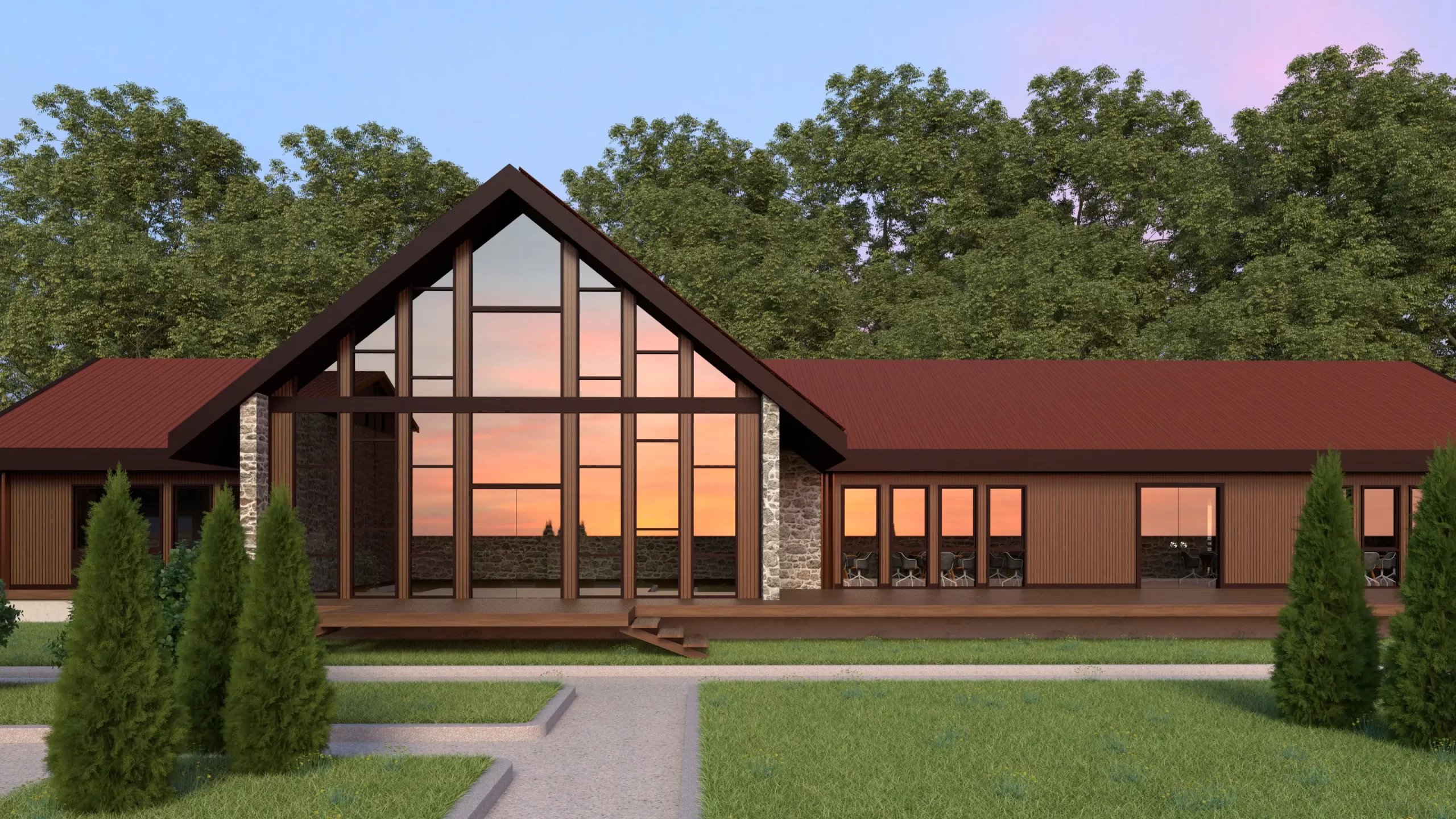 Teona Bungalov Otel proje detayı